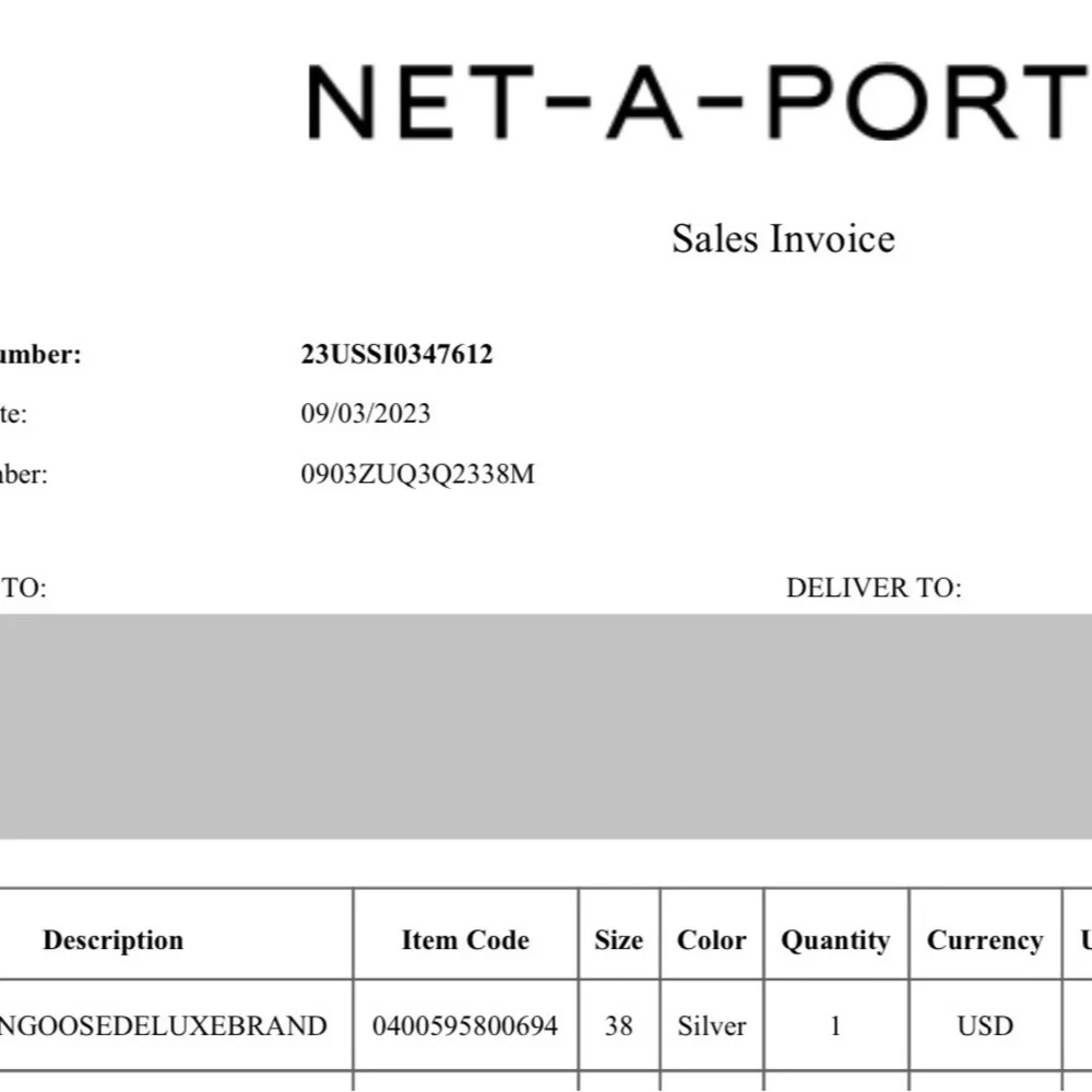 GOLDEN GOOSE Women’s Yeah Sneakers in Silver Laminated Leather - Picture 9 of 10